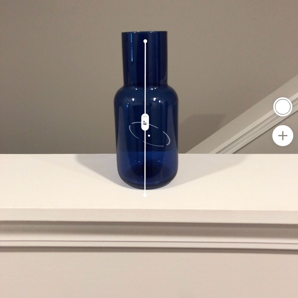 Small Blue Vase Decor - Picture 2 of 2